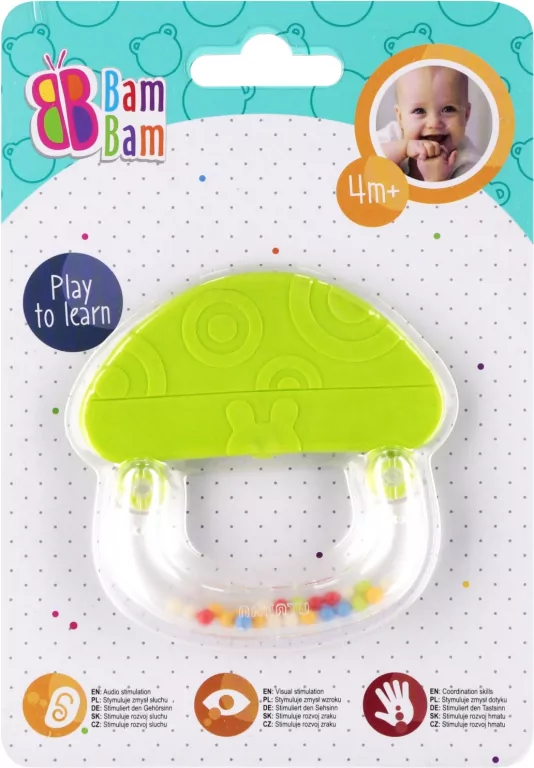 BAM BAM GRYZAK dla dzieci GRZYBEK 13X18X1 B/C 144 - tantis.pl