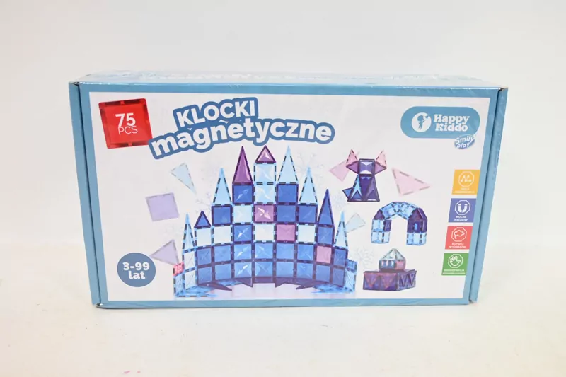 Klocki magnetyczne 75el - tantis.pl