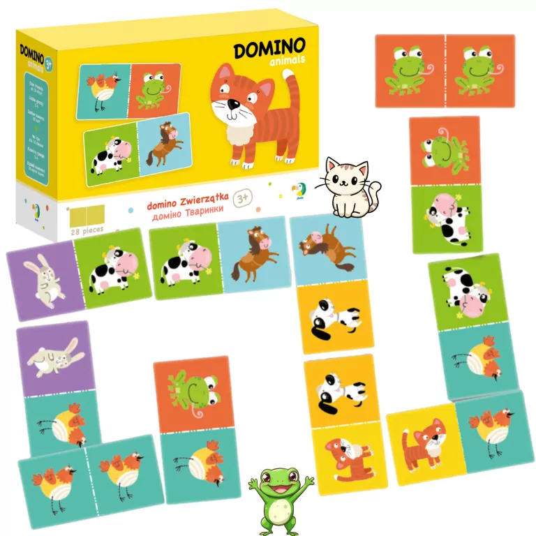 Domino. Zwierzątka - tantis.pl