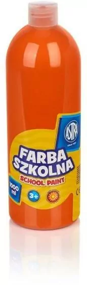 Farba szkolna. Pomarańczowa 1000ml - tantis.pl