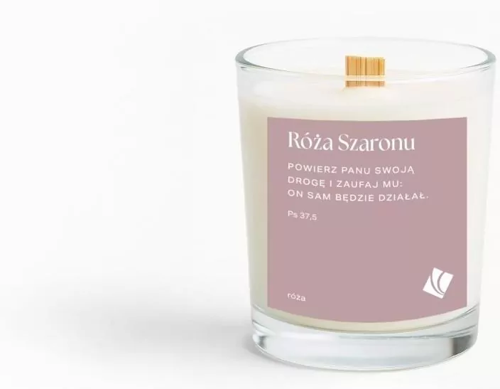 Świeca zapachowa - Róża Szaronu - róża - tantis.pl