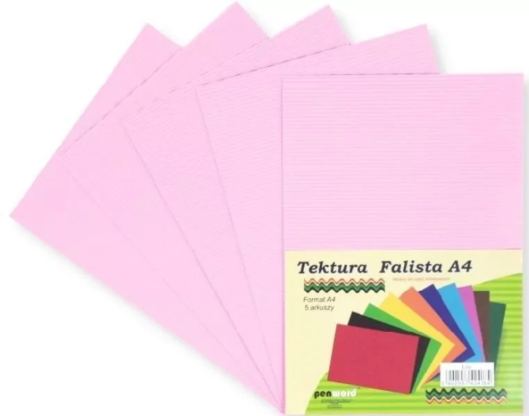 Tektura falista A4. Lila - tantis.pl
