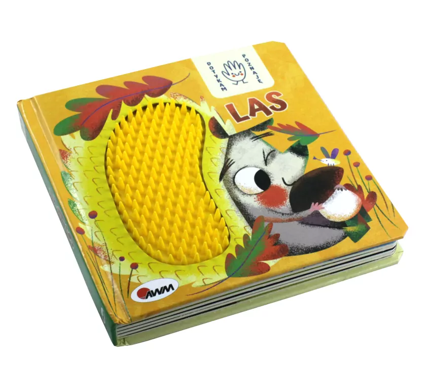 Las. Dotykam, poznaję. Książeczka sensoryczna - tantis.pl