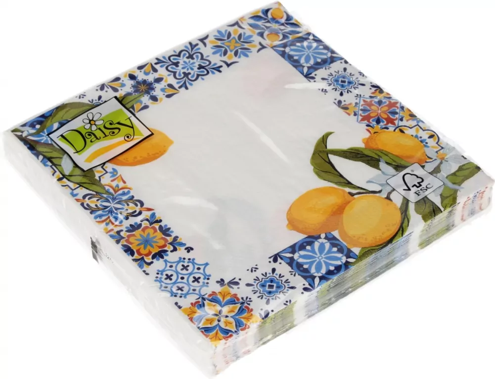 SERWETKA PAP 3W 330X330 CYTRYNY PM OP - tantis.pl
