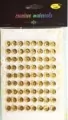 Stiker z kryształkami 10mm złoty - tantis.pl