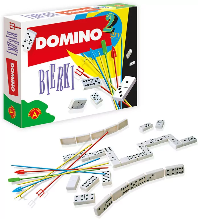 Domino + Bierki. 2 gry - tantis.pl