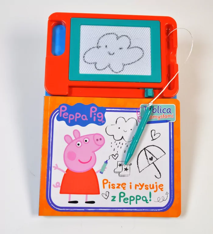 Peppa Pig. Tablica z Pomysłami cz. 1 Pisze i rysuję z Peppą - tantis.pl