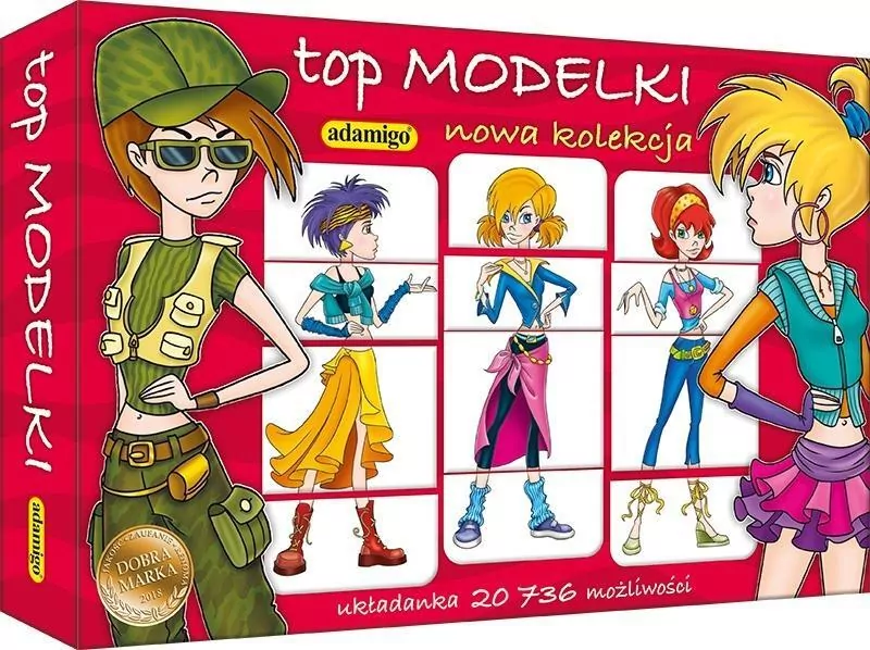 Układanka. Top modelki - tantis.pl