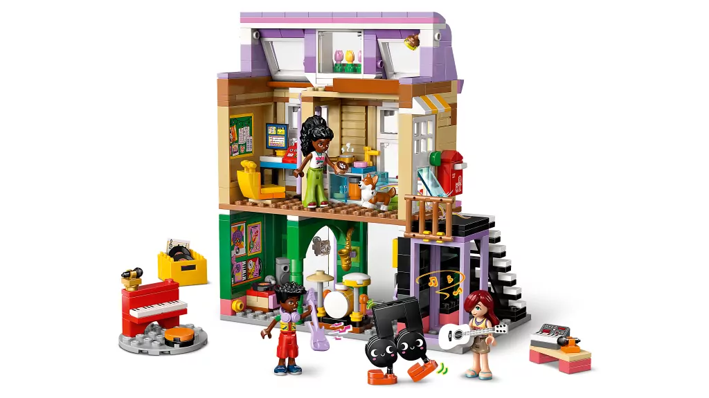 LEGO® Friends. Sklep muzyczny i mieszkanie 42653 - tantis.pl