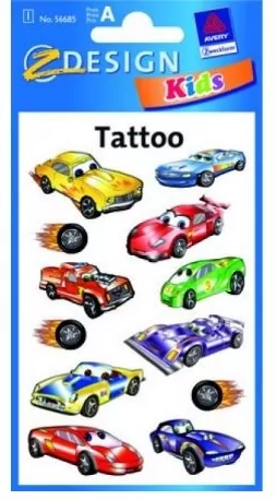 Tatuaże - Samochody wyścigowe - tantis.pl