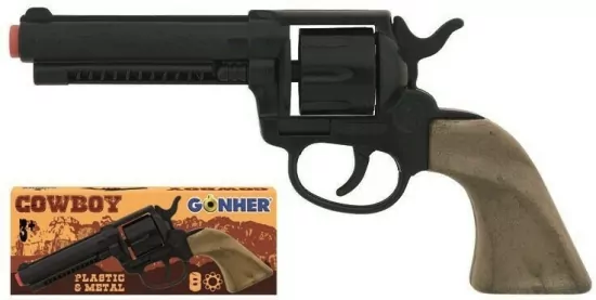 Rewolwer kowbojski plastikowy GONHER