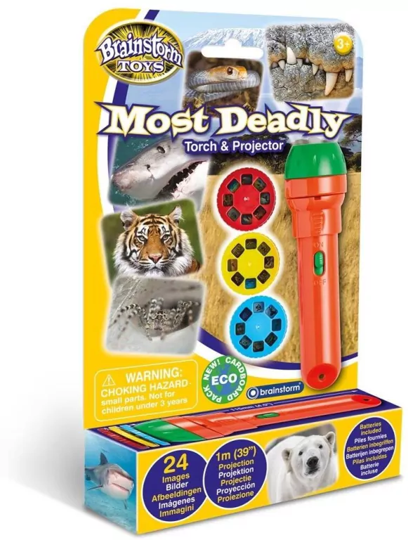 Latarka i projektor Brainstorm. Owady - tantis.pl