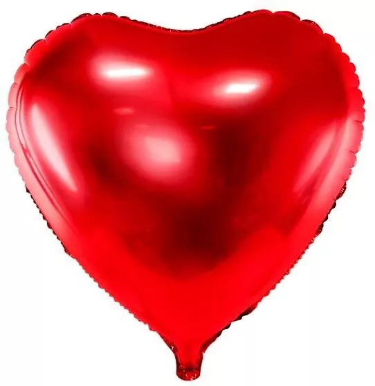 Balon foliowy Serce 45cm czerwony - tantis.pl