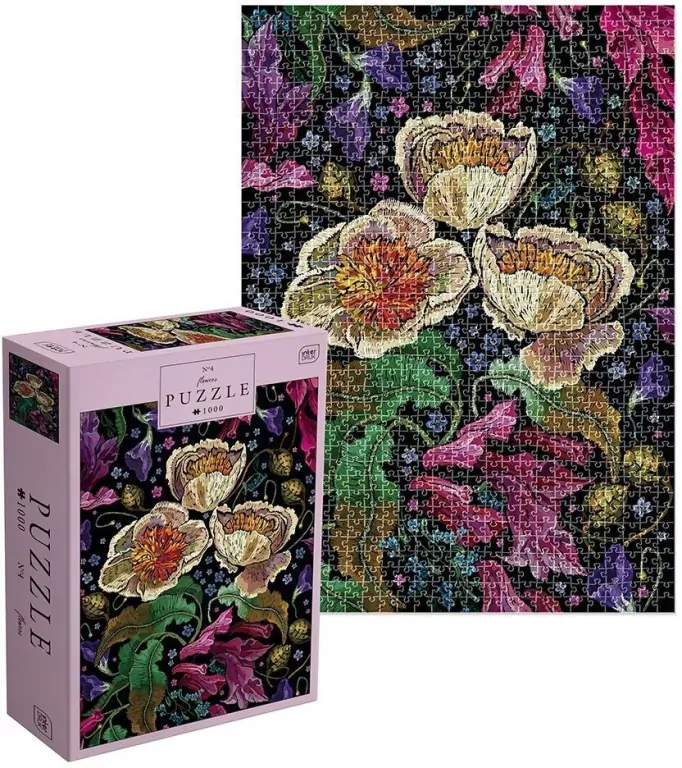 Puzzle 1000 Flowers 4 - tantis.pl