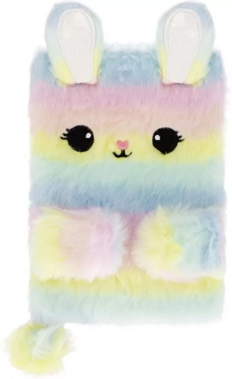 Notes pluszowy A5 Rabbit pastel - tantis.pl