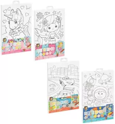 Malowanie po numerach + farbki Jednorożec