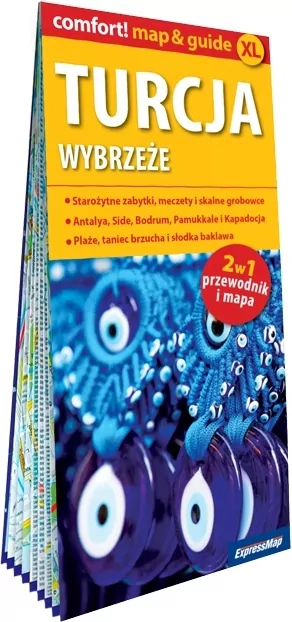 Turcja. Wybrzeże. Comfort! map&guide XL 2w1 - tantis.pl