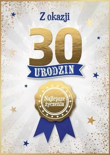 Karnet Urodziny 30 - tantis.pl
