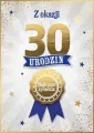 Karnet Urodziny 30 - tantis.pl