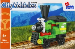 Klocki konstrukcyjne 54 elementów City Lokomotywa