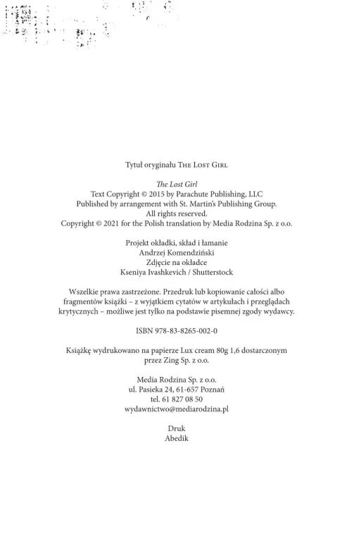 Dziewczyna znikąd. Ulica Strachu - tantis.pl