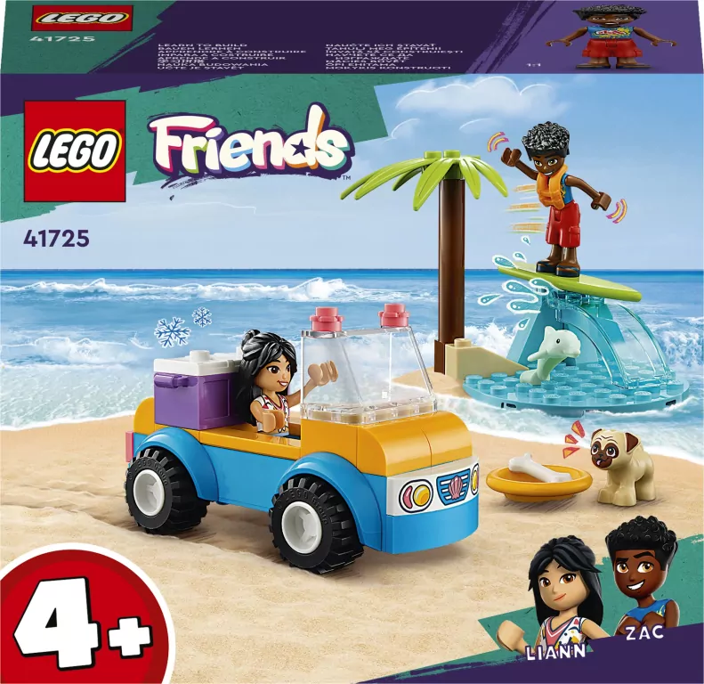 LEGO® Friends. Zabawa z łazikiem plażowym. 41725 - tantis.pl