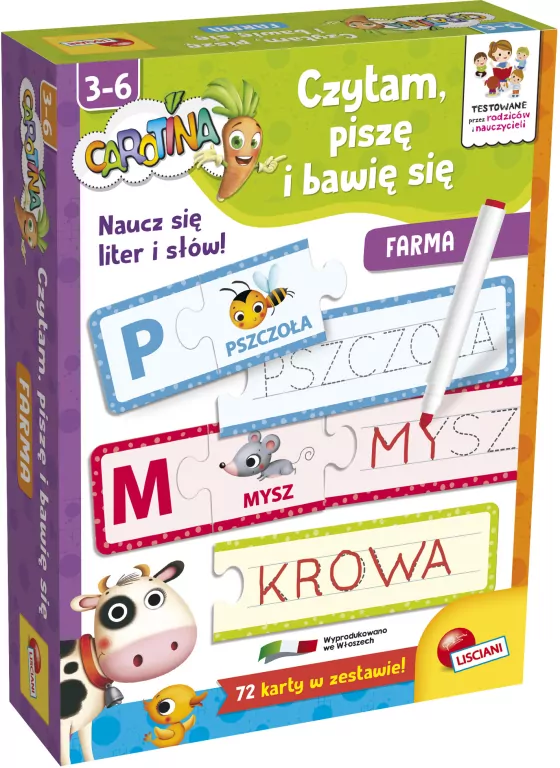 Lisiciani Czytam, piszę i bawię się- Farma Carotina - tantis.pl