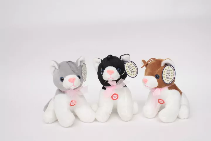 Maskotka Kot z głosem 17cm. Mix, 1 sztuka - tantis.pl