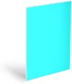 Okładka na zeszyt A4 neon blue 180mic - tantis.pl