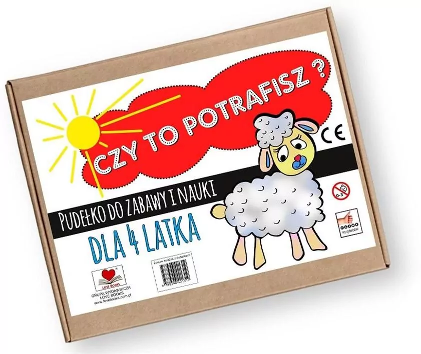 Czy to potrafisz? Pudełko do zabawy i nauki dla 4 latka - tantis.pl