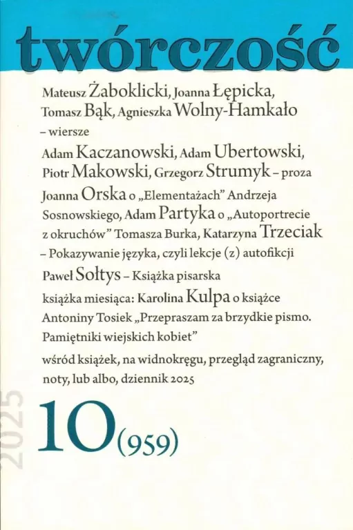 Twórczość 10/2025 - tantis.pl
