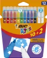 Flamastry KIDS Colour & Erase 10+2 kolory - tantis.pl