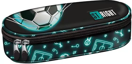 Piórnik saszetka z wewnętrzną klapką Neon Football - tantis.pl