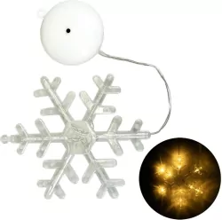 Plastikowa śnieżynka led