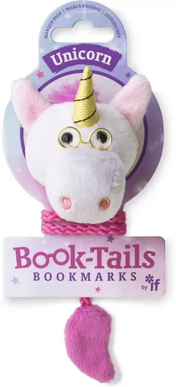 Book-Tails. Jednorożec, pluszowa zakładka do książki - tantis.pl