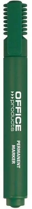 Marker permanentny OFFICE PRODUCTS, ścięty, 1-5mm (linia), zielony 12 sztuk - tantis.pl