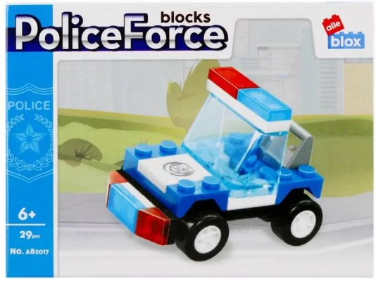 Klocki konstrukcyjne. Policja, 29 elementów