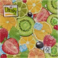 Serwetki DAISY Lunch SD 330x330 Owoce 044801 - tantis.pl