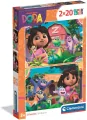 Puzzle 2x20 Super Kolor Dora - tantis.pl