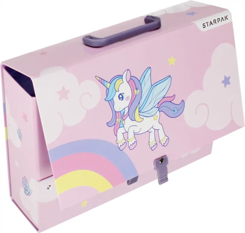 Teczka z rączką A4. Unicorn - tantis.pl