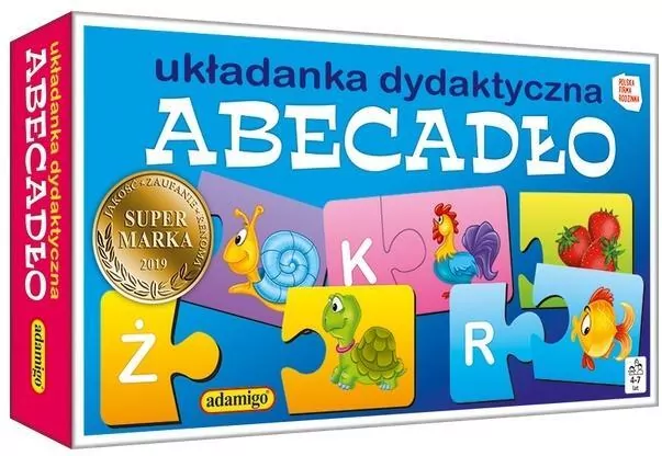 Abecadło. Układanka dydaktyczna - tantis.pl