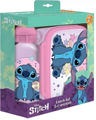 Lunch box butelka + pudełko Lilo&Stitch