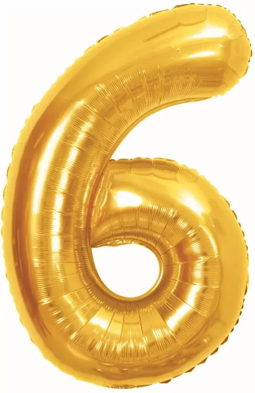 Balon foliowy B&C 6 Royal gold 85cm - tantis.pl