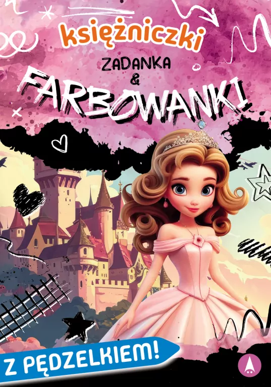 Księżniczki. Zadanka & farbowanki - tantis.pl