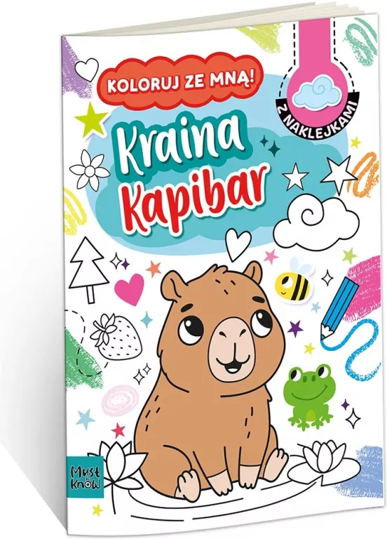 Kolorowanka a4 koloruj ze mną - kraina kapibar - tantis.pl