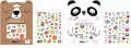 Naklejki puffy Bebe Friends 50szt - tantis.pl