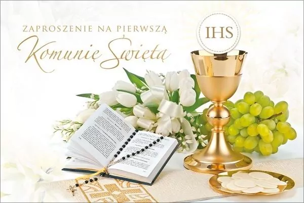 Zaproszenie Komunia Z. C6-362 - tantis.pl