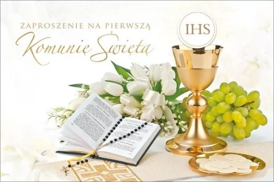 Zaproszenie Komunia Z. C6-362