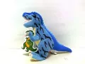 Tyranozaur niebieski 30cm - tantis.pl