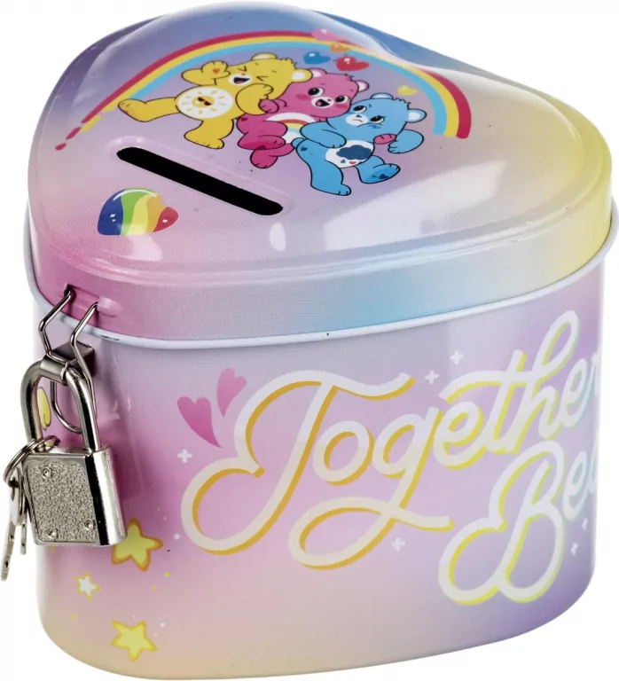 SKARBONKA MET ZAM SERCE CARE BEARS STK PB 6/24 - tantis.pl
